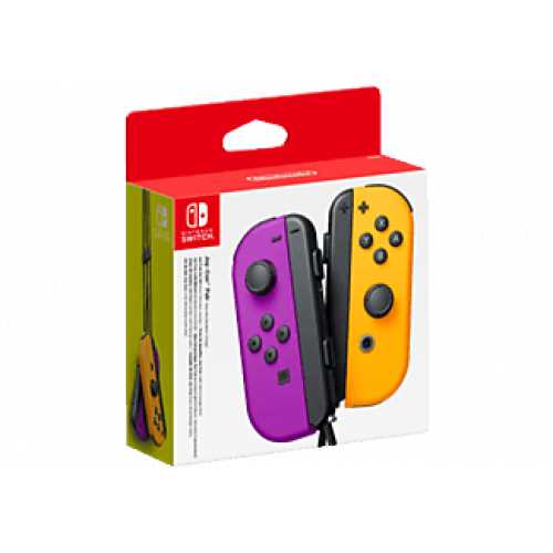 Foto van Nintendo Switch Joy-Con set Neon Paars/Neon Oranje