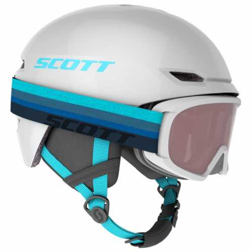 Foto van Scott - Kid's Combo Helmet Keeper 2+Goggle Witty - Skihelm maat S, grijs
