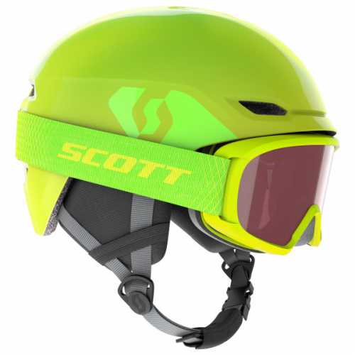 Foto van Scott - Kid's Combo Helmet Keeper 2+Goggle Witty - Skihelm maat S, groen