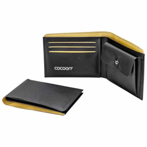 Foto van Cocoon - Wallet with Coin Pocket - Portemonnee maat 11 x 9 x 1,5 cm, zwart