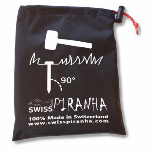 Foto van SwissPiranha - Säckli Bag maat 120 x 160 mm, zwart