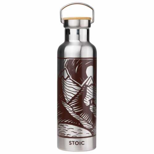 Foto van Stoic - Insulated Stainless Steel BottleSt. - Isoleerfles maat 750 ml, grijs