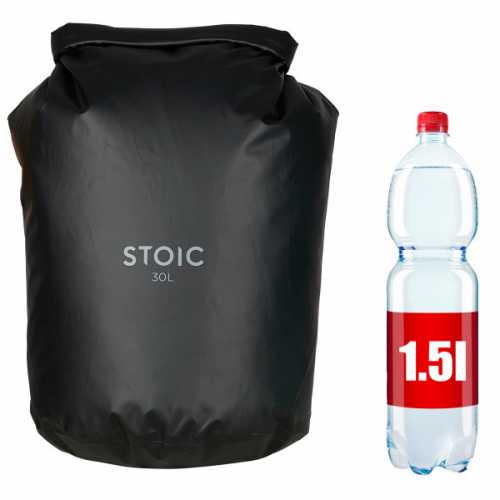 Foto van Stoic - StensjönSt. Drybag - Pakzak maat 30L, zwart/grijs