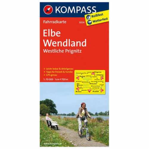 Foto van Kompass - Elbe - Wendland - Westliche Prignitz - Fietskaart