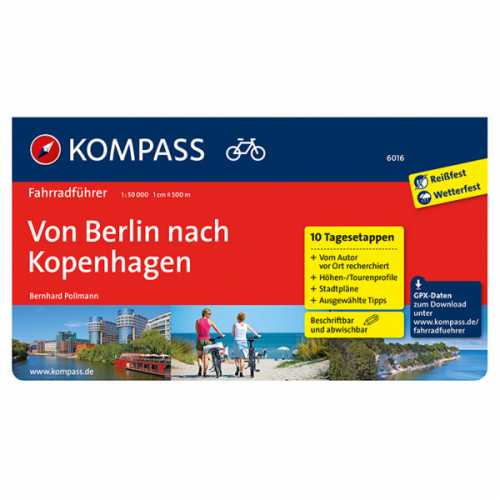 Foto van Kompass - Fahrradführer Von Berlin nach Kopenhagen - Fietsgids Neuausgabe
