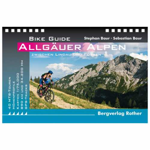 Foto van Bergverlag Rother - Bike Guide Allgäuer Alpen - Fietsgids 1. Auflage 2019