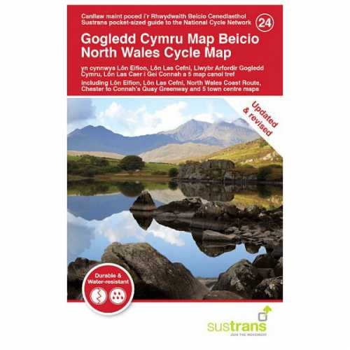 Foto van Sustrans - North Wales Cycle Map - Fietskaart 2. Edition 2020
