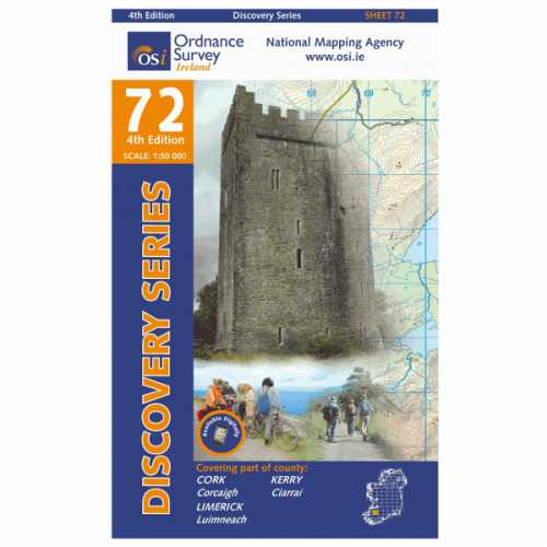 Foto van Ordnance Survey Ireland - Kerry / Cork / Limerick - Wandelkaart 2012 Auflage