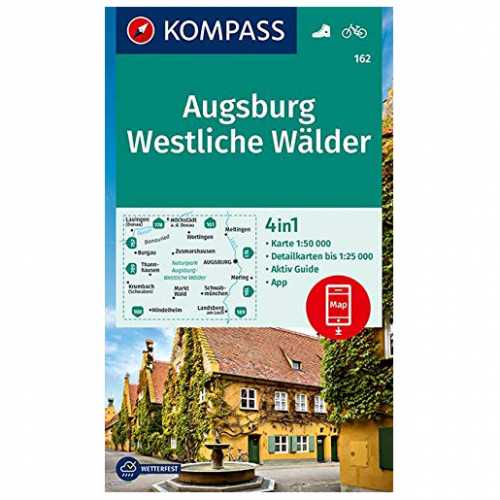 Foto van Kompass - Augsburg, Westliche Wälder - Wandelkaart 1. Auflage 2020