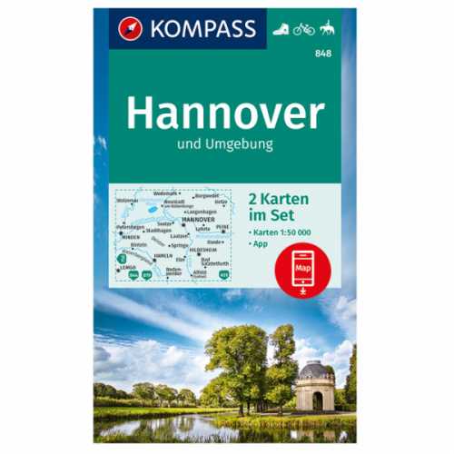 Foto van Kompass - Hannover und Umgebung - Wandelkaart 3. Auflage 2021