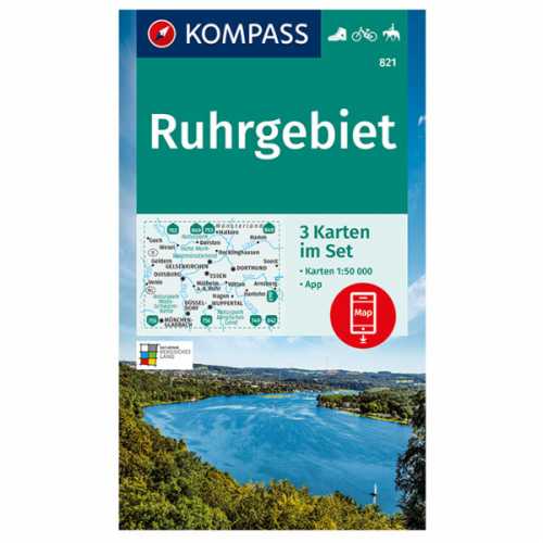 Foto van Kompass - Ruhrgebiet - Wandelkaart 2. Auflage 2021