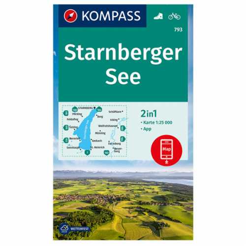 Foto van Kompass - Starnberger See - Wandelkaart 3. Auflage 2021