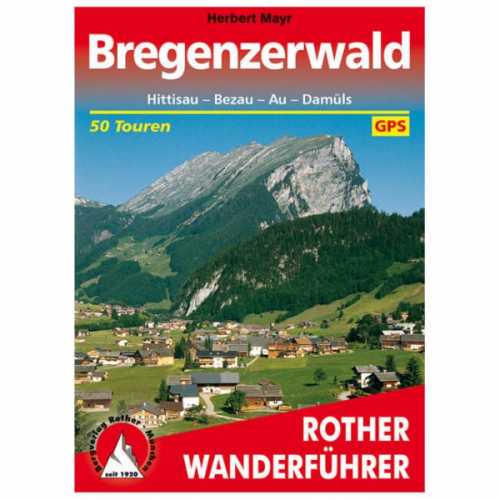 Foto van Bergverlag Rother - Bregenzerwald - Wandelgids 10. Auflage 2017