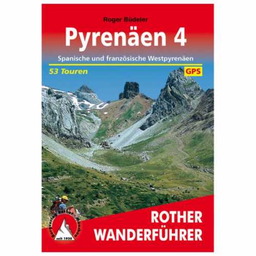 Foto van Bergverlag Rother - Pyrenäen 4 - Wandelgids 3. Auflage 2018