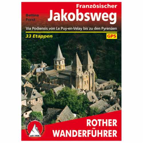 Foto van Bergverlag Rother - Französischer Jakobsweg - Wandelgids 5. vollständig überarbeitete Auflage 2019