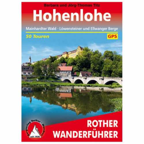 Foto van Bergverlag Rother - Hohenlohe - Wandelgids 2. Auflage 2017