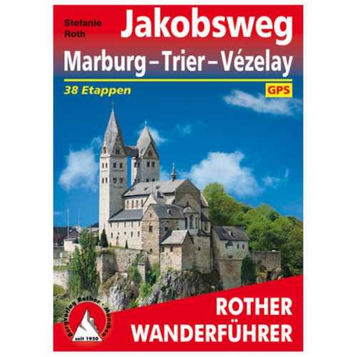 Foto van Bergverlag Rother - Jakobsweg Marburg - Trier - Wandelgids 1. Auflage 2016