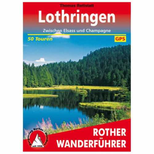 Foto van Bergverlag Rother - Lothringen - Wandelgids 1. Auflage 2016