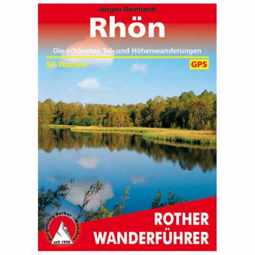 Foto van Bergverlag Rother - Rhön - Wandelgids 9. aktualisierte Auflage 2019