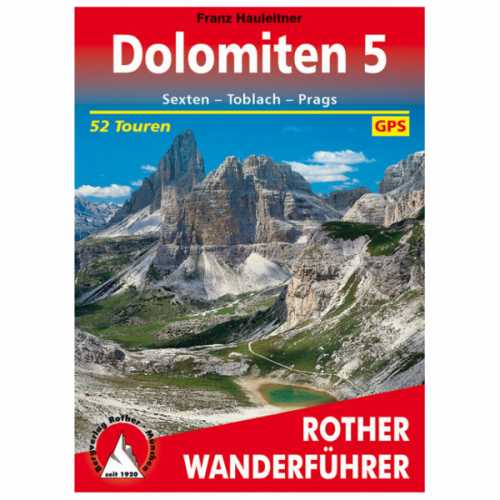 Foto van Bergverlag Rother - Dolomiten 5 - Wandelgids 10. Aktualisierte Auflage 2020