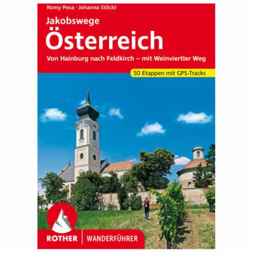 Foto van Bergverlag Rother - Jakobswege Österreich - Wandelgids 2. aktualisierte Auflage 2020