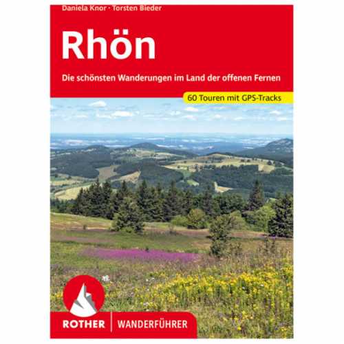 Foto van Bergverlag Rother - Rhön - Wandelgids 10., vollständig neubearbeitete Auflage 2021