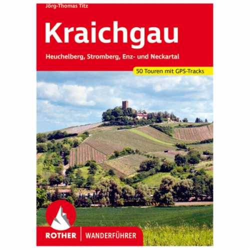 Foto van Bergverlag Rother - Kraichgau - Wandelgids 5. Aktualisierte Auflage 2021