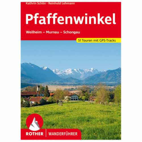 Foto van Bergverlag Rother - Pfaffenwinkel - Wandelgids 3. Aktualisierte Auflage 2021
