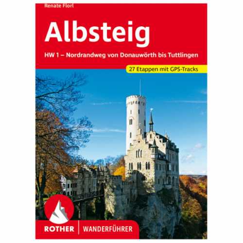 Foto van Bergverlag Rother - Albsteig - Wandelgids 2., aktualisierte Auflage 2021