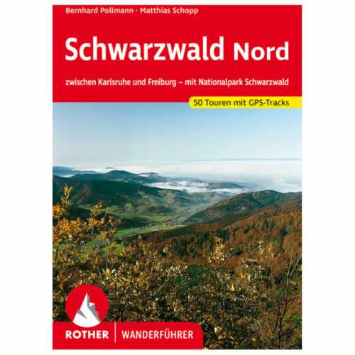 Foto van Bergverlag Rother - Schwarzwald Nord - Wandelgids 9. Auflage 2021