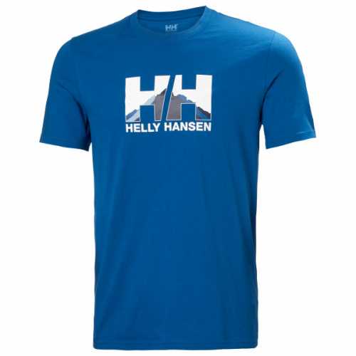Foto van Helly Hansen - Nord Graphic T-Shirt - T-shirt maat XXL, blauw