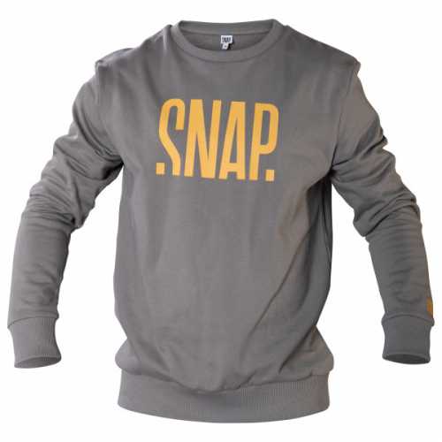Foto van Snap - Logo Sweater - Hoodie maat S, grijs