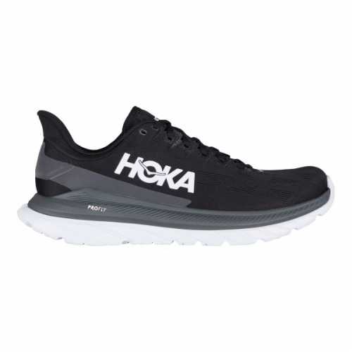 Foto van Hoka - Mach 4 - Runningschoenen maat 12,5 - Regular, zwart/grijs