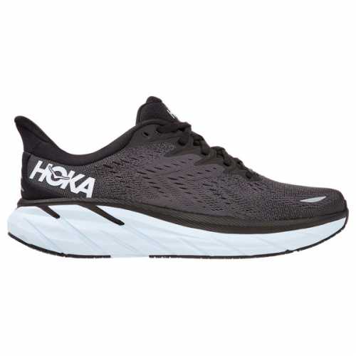 Foto van Hoka - Clifton 8 - Runningschoenen maat 12,5 - Regular, zwart/grijs