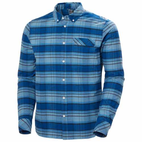Foto van Helly Hansen - Classic Check L/S Shirt - Overhemd maat M, blauw