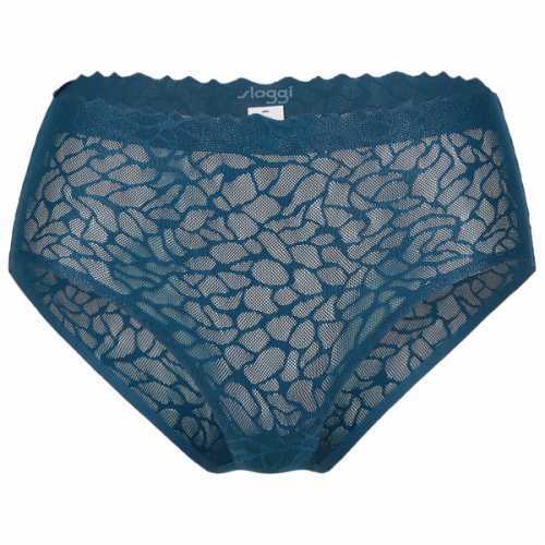 Foto van sloggi - Women's Zero Feel Lace 2.0 High Waist - Ondergoed maat S, blauw