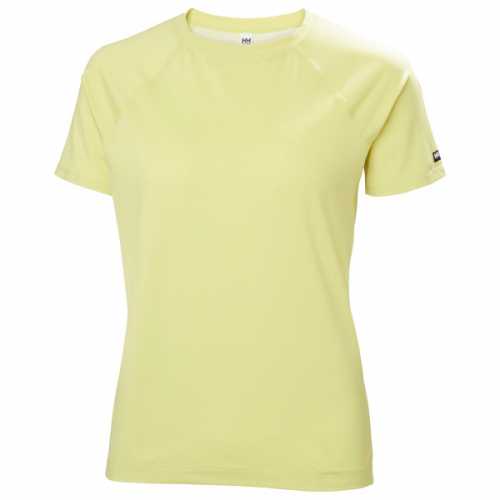 Foto van Helly Hansen - Women's Tech Trail S/S T-Shirt - Sportshirt maat L, geel/beige