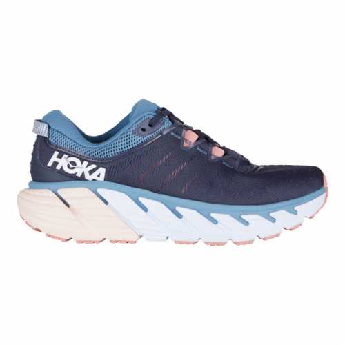 Foto van Hoka - Women's Gaviota 3 - Runningschoenen maat 5,5, zwart/blauw/grijs