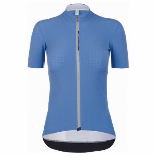 Foto van Q36.5 - Women's Jersey Short Sleeve L1 Pinstripe X - Fietsshirt maat L, blauw