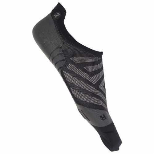 Foto van On - Women's Low Sock - Hardloopsokken maat XS, zwart/grijs