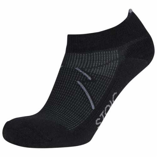 Foto van Stoic - Merino Outdoor Quarter Socks - Multifunctionele sokken maat 39-41, zwart