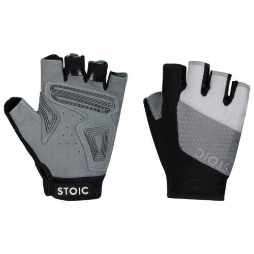 Foto van Stoic - MotalaSt. Bike Glove short - Handschoenen maat 10, grijs/zwart