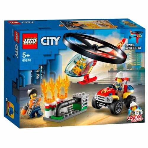 Foto van 60248 Lego City Brandweerhelikopter Reddingsoperatie