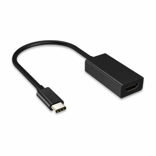 Foto van USB C naar DisplayPort adapter 4k 60Hz Zwart