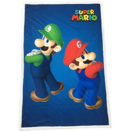 Foto van Super Mario - Mario & Luigi Fleece Blanket