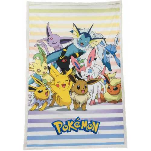 Foto van Pokemon - Pikachu & Eeveelutions Fleece Blanket