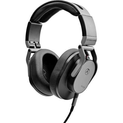 Foto van Austrian Audio Hi-X55 Over Ear koptelefoon HiFi Kabel Stereo Zwart/zilver