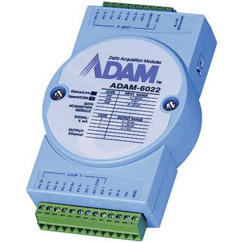 Foto van Advantech ADAM-6066-D I/O module DO, DI Aantal ingangen: 6 x Aantal uitgangen: 6 x 12 V/DC, 24 V/DC