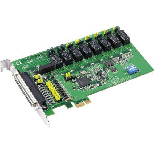 Foto van Advantech PCIE-1760 Steekkaart PWM, Relais, DI Aantal ingangen: 10 x Aantal uitgangen: 8 x