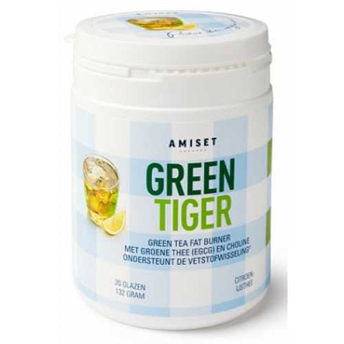 Foto van Amiset Green Tiger Green Tea Fat Burner